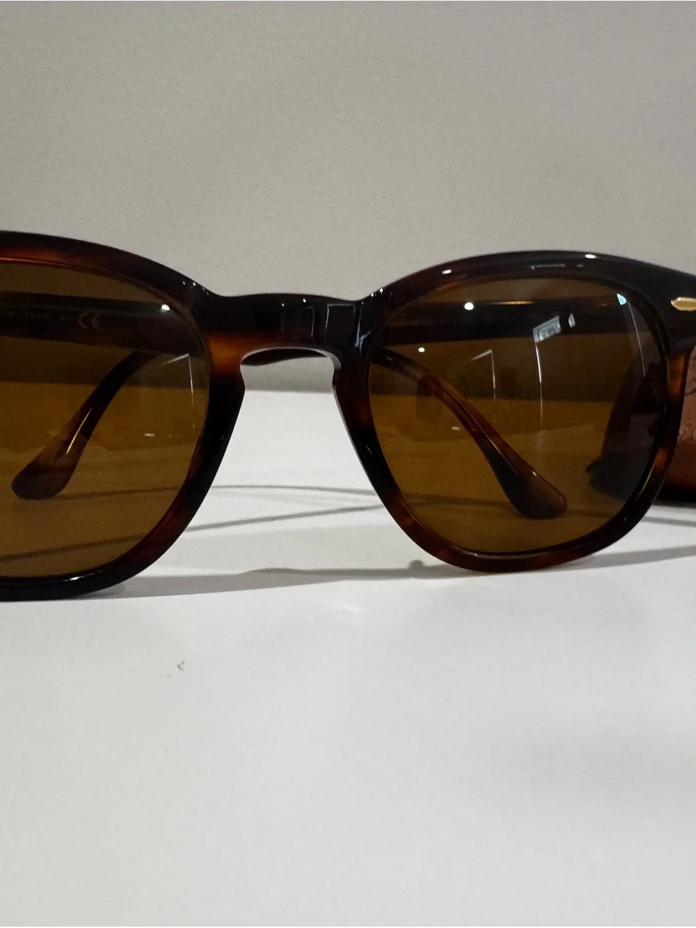Ray-Ban Brown Tortoiseshell Rounded Sunglasses
